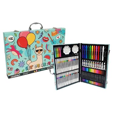 SET DE ARTE KENDRA X93PZS STICKERS SET599-2 VALIJA MADERA GRANDE          