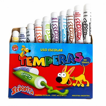 TEMPERA SEÑORITA X 8CC          