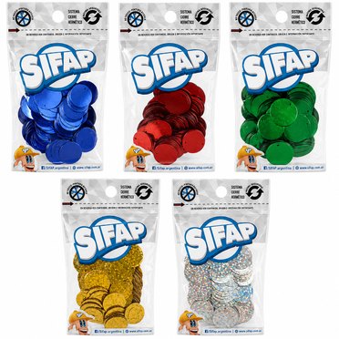 LENTEJUELON SIFAP 20MM X20GRS 5600/01/02/03/04          