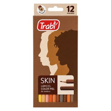 LAPICES DE COLOR TRABI SKIN X12UNID 7906          