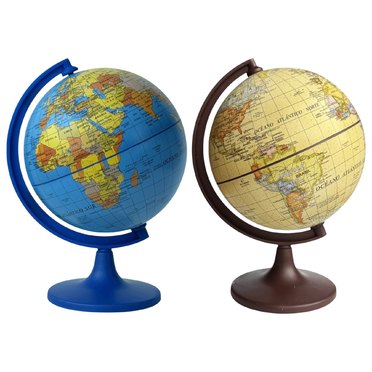 GLOBO TERRAQUEO BASE PLASTICO 10CM 107W/AW          