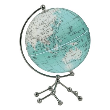 GLOBO TERRAQUEO BASE METAL 2CM SHANGHAI          