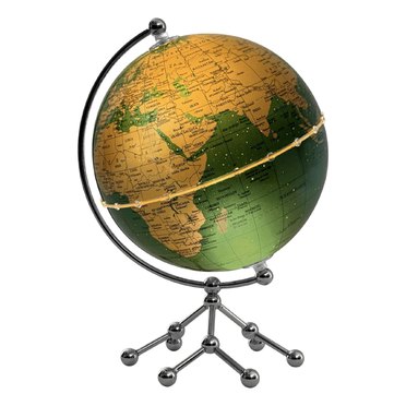 GLOBO TERRAQUEO BASE METAL 20CM PARIS          