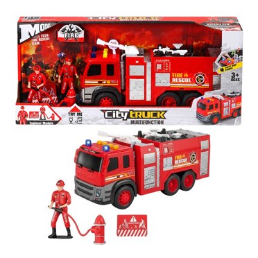 CAMION BOMBERO BL9953 BLOWER CON PERSONAJES Y ACCESORIOS          
