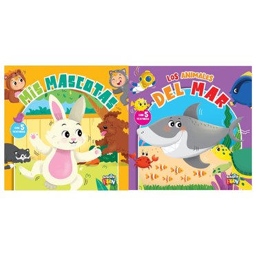 LIBRO APRENDIENDO CON TEXTURAS COL-039 SCHOOL FUN LIST-590/591          