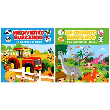 LIBRO ME DIVIERTO BUSCANDO COL-075 SCHOOL FUN LIST-690/691          
