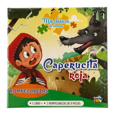 LIBRO MIS CLASICOS DE SIEMPRE LIST-466 CAPERUCITA ROJA SCHOOL FUN          