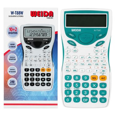 CALCULADORA CIENTIFICA WEIDA W-T88C 12DIG 21088          