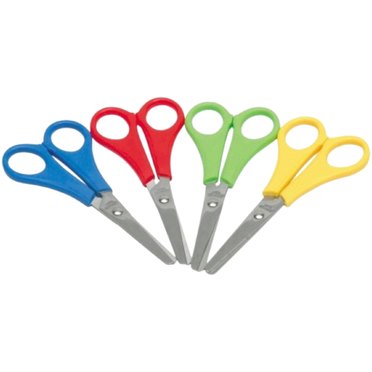 TIJERA ESCOLAR 13,5CM 900145 IBI ZURDOS PTA RED          