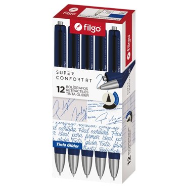 BOLIGRAFO RETRACTIL SUPER CONFORT RT 1MM FILGO          