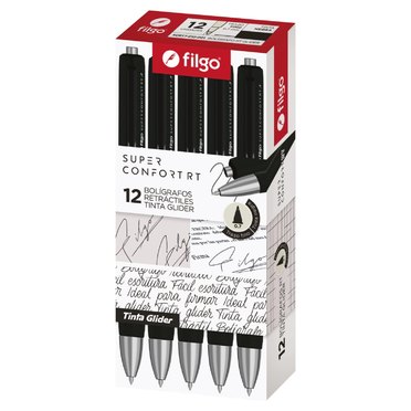 BOLIGRAFO RETRACTIL SUPER CONFORT RT 07MM FILGO          