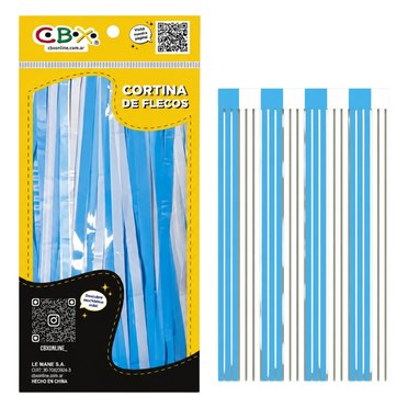 CORTINA DE FLECOS MIX BANDERA CBX 2MTSX1MTS MET/MIX          