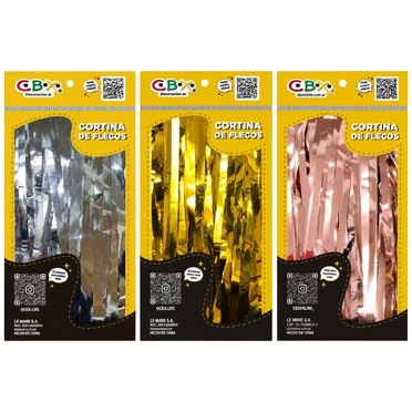 CORTINA DE FLECOS METAL LISO CBX 2MTSX1MTS MET          
