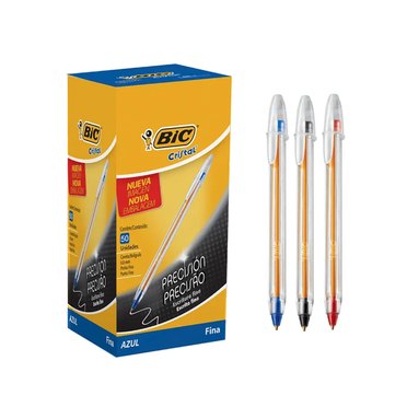 BOLIGRAFO BIC PUNTA 08MM AZ/NE/RO 886649/856432/886650          
