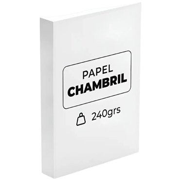 HOJAS OPALINA 240GR A4 CHAMBRIL RL          
