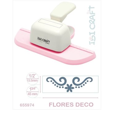PERFORADORA ARTISTICA P/GUARDA 655974 JUMBO IBI CRAFT FLORES DECO          