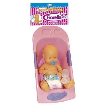 BEBE PLASTISOL 31CM CON BAÑERA 99383 MAR-PLAST          