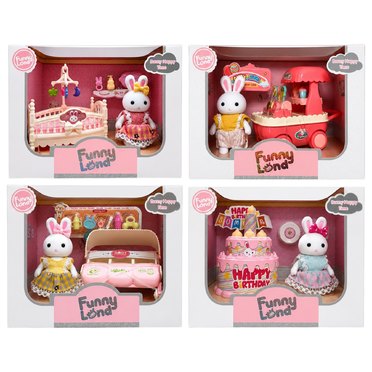 SET CONEJITO FUNNY LAND FT793 CRESKO CON ACCESORIOS          