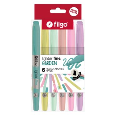 RESALTADOR FILGO GARDEN X6 CUERPO RED 1-3MM SLF-E6-GRDN          