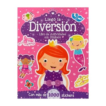 LIBRO LLEGO LA DIVERSION GRADO CINCO + DE 1000 STICKERS          