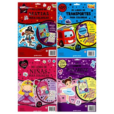 LIBRO MI LIBRO DEMAS DE 100 STICKERS GRADO CINCO          
