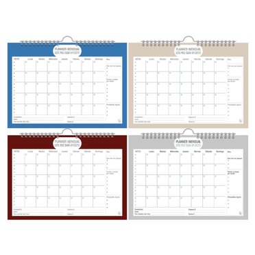 PLANNER MENSUAL RY 35X25 1142 LINEA OFFICE CON ESPIRAL          