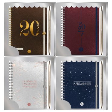 AGENDA RY SET 15X21 SEMANAL 8042 METALIZADA CON ESPIRAL          