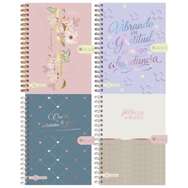 AGENDA RY 15X21 2 DXP 8001 LINEA MOTIVACION CON ESPIRAL          