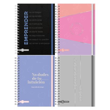 AGENDA RY 15X21 DIARIA 8012 LINEA EMPRENDEDORES CON ESPIRAL          