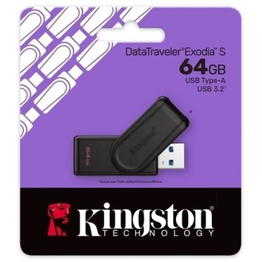 PENDRIVE KINGSTON 64GB USB 32 EXODIA CDI          