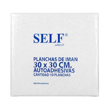 IMAN FLEXIBLE AUTOADHESIVO 30X30 SELF X10UND          