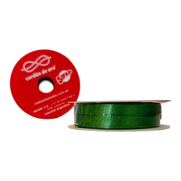 CINTA DE RASO VERDE BRILLABNTE RO1 X3MTS SIFAP 5259          