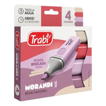 RESALTADOR TRABI MORANDI 1 X4 CUERPO CHATO 5911          