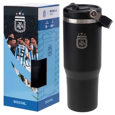 BOTELLA TERMICA NIVO AFA 3 NEGRA 900ML PPR          