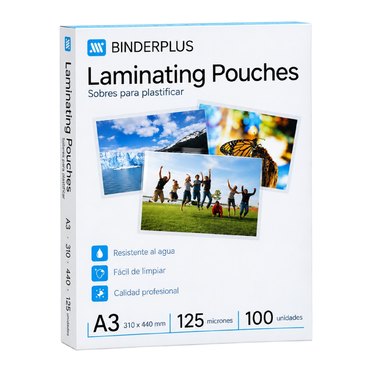 POUCH 310X440MM A3 125MIC BINDERPLUS          