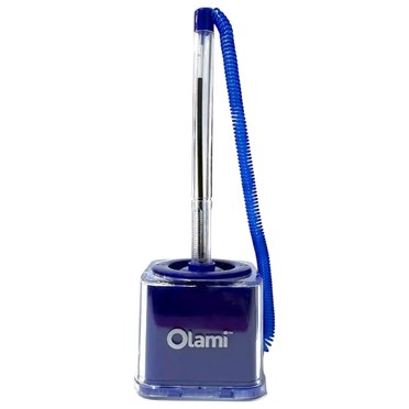 BOLIGRAFO CON BASE OLAMI BM-101 AZUL          